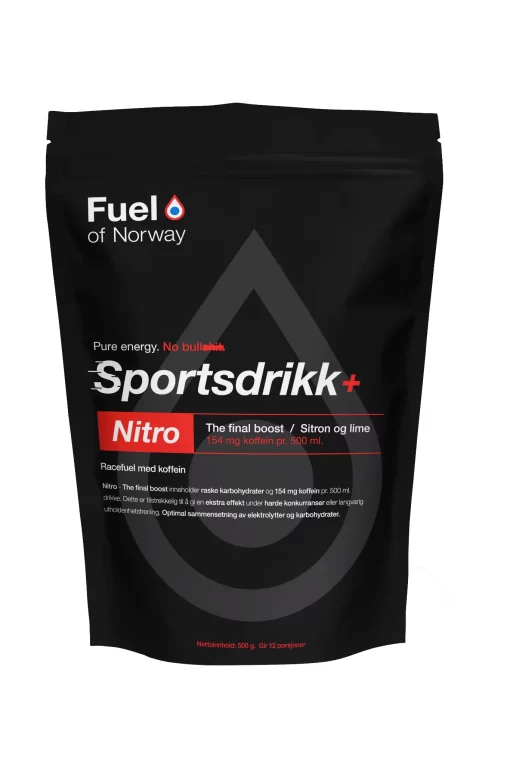 Fuel of Norway Sportsdrikke Nitro med koffein 0,5kg 1