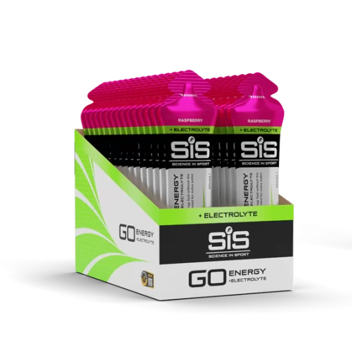 SIS Go Energy+ Electrolyte Gel Bringebær 30 stk 1