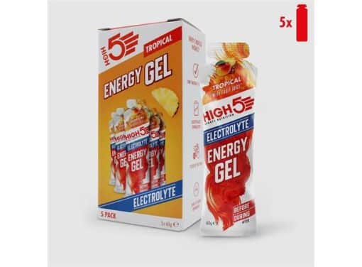 HIGH5 EnergyGel Electrolyte Tropisk 5pk 1