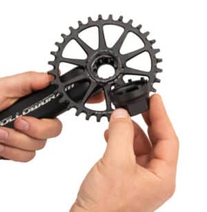 Alternative view of ParkTool LRT-3 avdrager